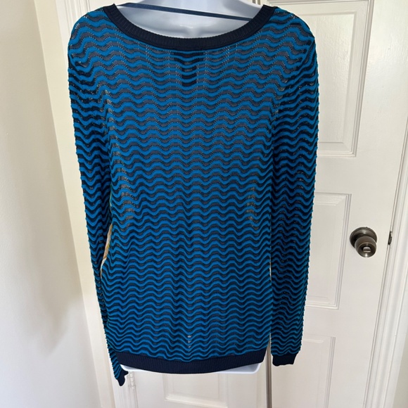 Missoni for Target Chiffon Sweater Mix Media Blue - Picture 4 of 4
